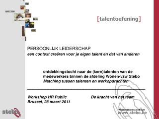 Versterk(t) mens en buurt