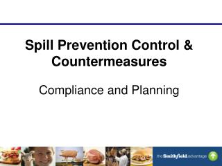 Spill Prevention Control &amp; Countermeasures