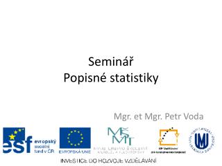 Seminář Popisné statistiky