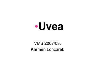 VMS 2007/08. Karmen Lončarek