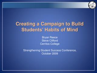 Creating a Campaign to Build Students’ Habits of Mind