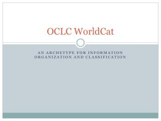 OCLC WorldCat