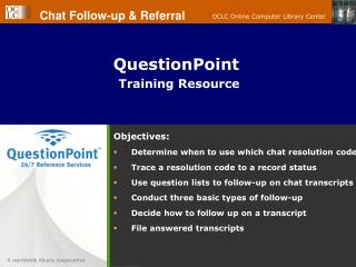 QuestionPoint Training Resource