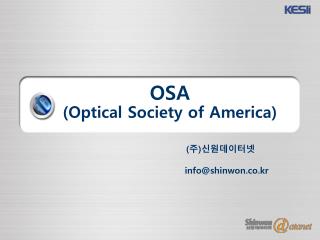 OSA (Optical Society of America)