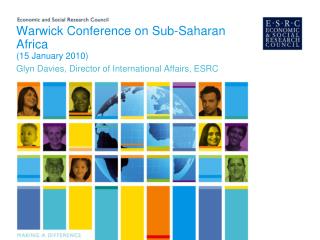 Warwick Conference on Sub-Saharan Africa (15 January 2010)