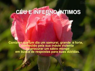 CÉU E INFERNO ÍNTIMOS