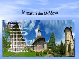 Manastiri din Moldova