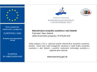 Tento projekt bol realizovaný s podporou