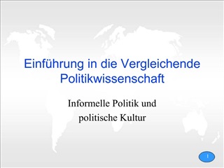 Einf hrung in die Vergleichende Politikwissenschaft