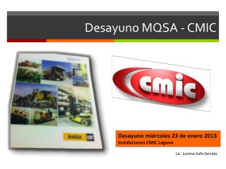 Desayuno MQSA - CMIC
