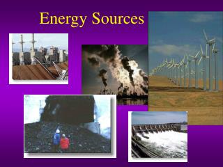 Energy Sources