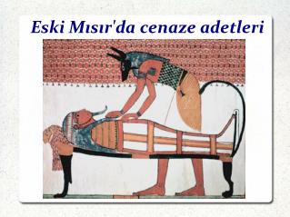 Eski Mısır'da cenaze adetleri