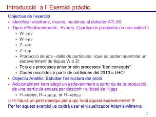 Introducció a l’ Exercici pràctic