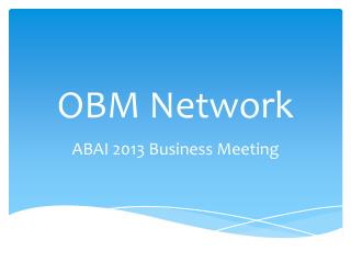 OBM Network