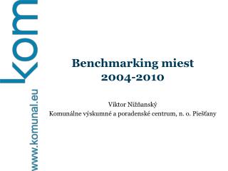 Benchmarking miest 2004-2010