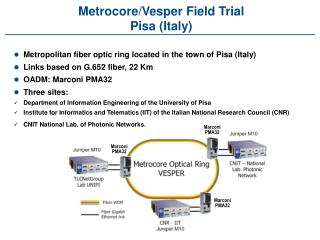 Metrocore/Vesper Field Trial Pisa (Italy)