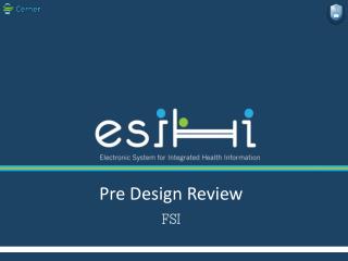 Pre Design Review FSI