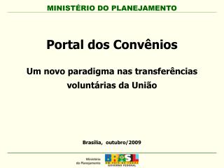 Brasília, outubro/2009