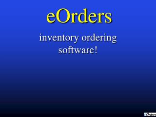 eOrders