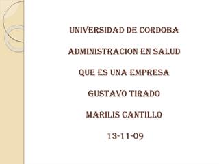 QUE ES UNA EMPRESA