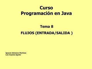 Curso Programación en Java