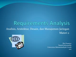 Requirements Analysis