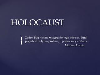 HOLOCAUST