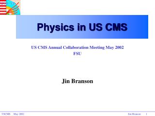 Physics in US CMS