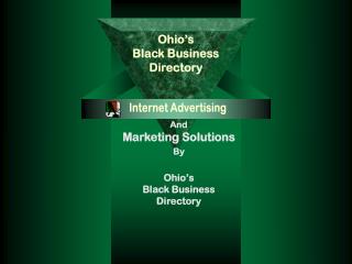 And Marketing Solutions By Ohio’s Black Business Directory