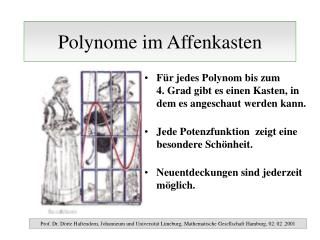 Polynome im Affenkasten