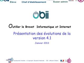 O utiller le Brevet Informatique et Internet