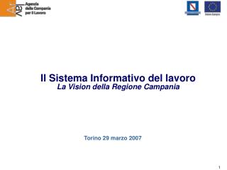 Il Sistema Informativo del lavoro La Vision della Regione Campania