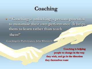 Coaching