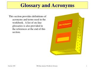 Glossary and Acronyms