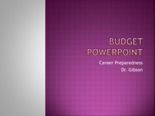 Budget PowerPoint