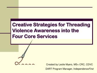 Creative Strategies for Threading Violence Awareness into the Four Core Services