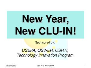 New Year, New CLU-IN!