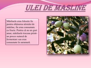 Ulei de masline