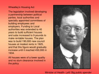 Wheatley’s Housing Act