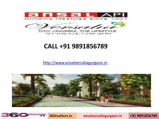 Area - 269 Sqyds 3 BHK Apt's {9891(CALL)856789 Ansal New Hom