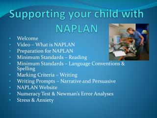Supporting your child with NAPLAN