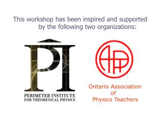 This workshop has been inspired and supported by the following two organizations: