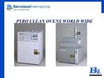 PYRO CLEAN OVENS WORLD WIDE