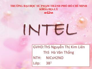 TRƯỜNG ĐẠI HỌC SƯ PHẠM THÀNH PHỐ HỒ CHÍ MINH KHOA ĐỊA LÝ 