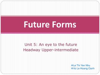 Future Forms