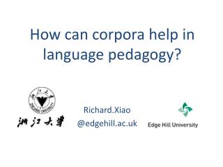 How can corpora help in language pedagogy?