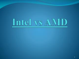 Intel vs AMD