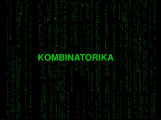 KOMBINATORIKA