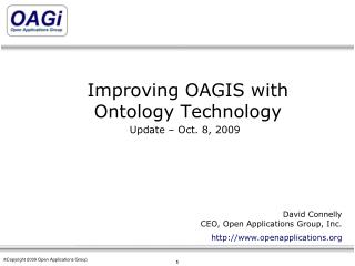 Improving OAGIS with Ontology Technology