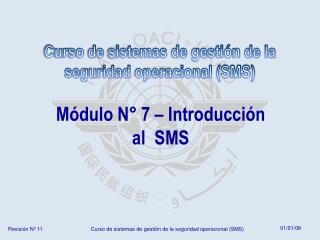 Módulo N° 7 – Introducción al SMS